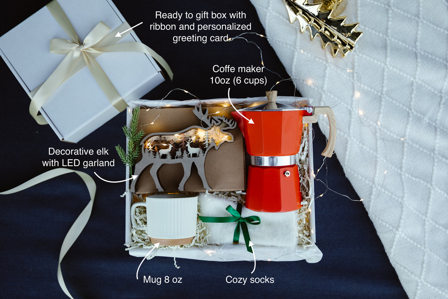 Christmas Coffee Maker Gift Box