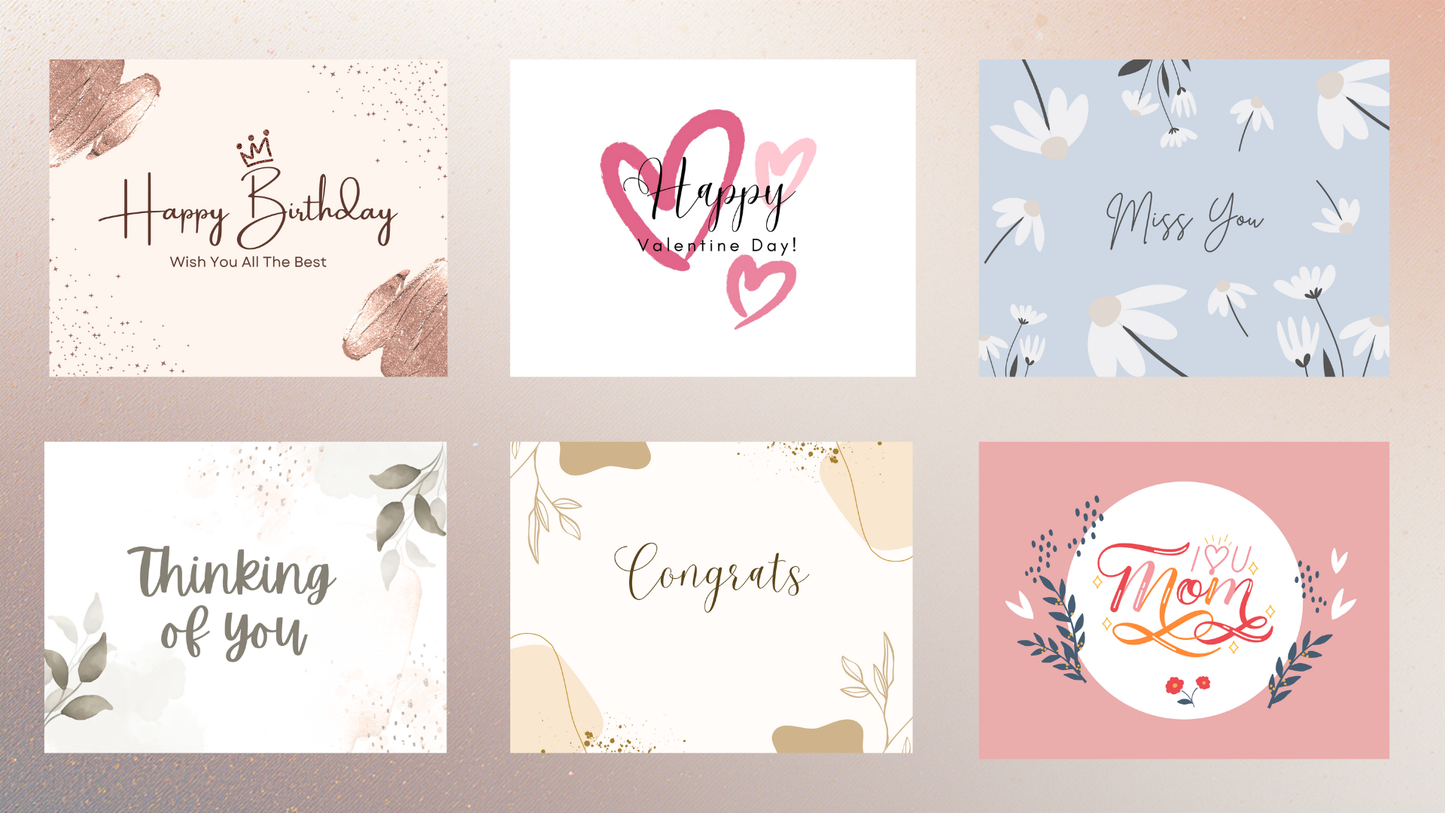 Custom Gift Box – Choose Your Box & Card